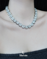 Square Cubic Cuban Necklace - BABYMONSTER CHIQUITA Pick!