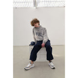 HUKE Logo Black Half zip-up MTM