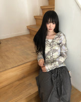 Kutin Flower Hooded Cardigan