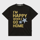 アイアムハッピーハーフスリーブTシャツ