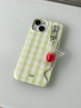 Apple Mint Grid Card Hard Case