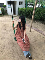 ヒヨコチェックワンピース