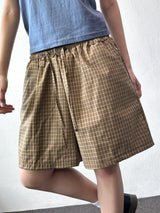Stro Check Pocket Bermuda Shorts 3color