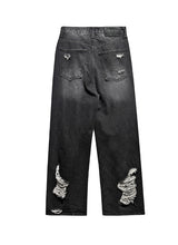 [LAN ARCHIVE] Destroyed Wide Denim Pant