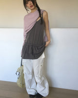 Keda Frilled Layered Sleeveless Dress