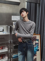 Kani Muscle Fit Rib Slim Tee