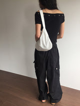 Peep Wide Cargo Pants (3color)
