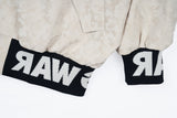 Faux Leather Military Bomber Jacket