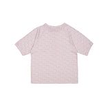ベイビー フラワー ヘンリーネック Tシャツ