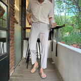 LMN rear neutral two pocket short sleeve cardigan (6 colors)