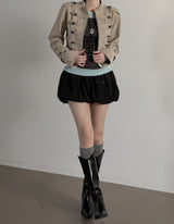 Keele Crop Napoleon Jacket