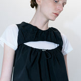 Push hole dress black