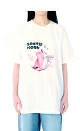 CUTE CAT MOON T-SHIRT