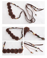 ethnic strap belt