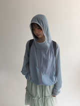 Block layer windbreaker (5color)
