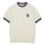 ballast athletic ringer knit sweat cream