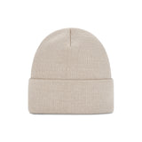 VARZAR Chain Logo Natural Beanie / Beige