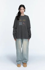 26FW★ Uni Star Layered Pigment Long Sleeve