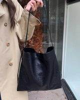 [Unisex] Minimal Leather Shoulder Bag (2 colors/36900)