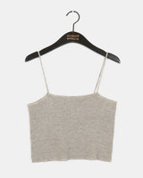 Swear sleeveless bustier knit cardigan set