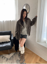 Urban cotton blouson jacket(2color)