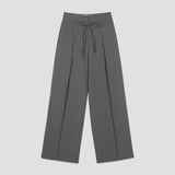 (PT-5660)ESSENTIAL PINTUCK STRAP PANTS
