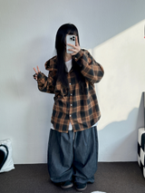 4000SOLD DENIM PINTUCK PANTS