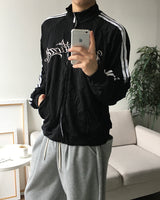 ラッフルクロップトラックジップアップ