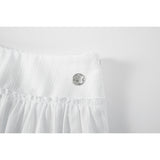 FREEZIA MIDI SKIRT-WHITE