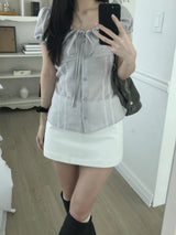 Raina Puff Blouse (2 colors)