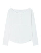PLACKET RIBBED T-SHIRT(WHITE)