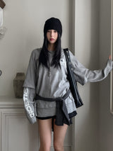 Etista dirty waffle layered long sleeves