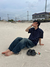 Sepia Collared Short-Sleeve Knit (3 Colors)