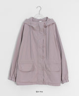 Aine Cotton Washing Crackers Field Jacket