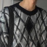 ASCLO Fade Argyle Hairy Knit (2color)