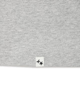 CAVISH アップリケリンガー半袖Tシャツ メランジグレー(CV2GMUT509A)