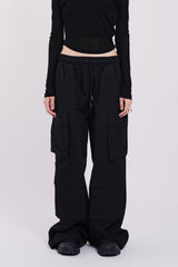 ピクセルワイドカーゴバンディングパンツ