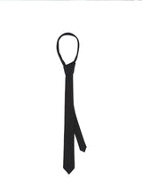 Classic Slim Necktie (BLACK)