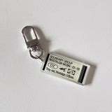 Nostalgic Vibes Acrylic Keyring (Ivory)