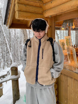 Ningur フリースベスト