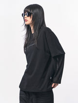 C Wear オーバーサイズTシャツ BLACK