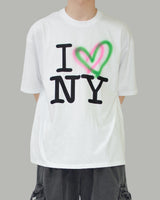 NY ハートショートスリーブT