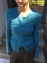 Liang cardigan + knit top (3color)