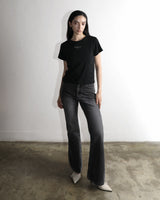 Metal Triclipse Regular Fit Bootcut Denim Pants Gray