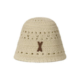 VA Patch Soft Knit Bucket Hat / Beige