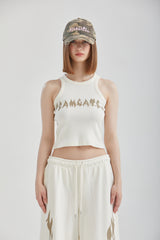 FLARE SLEEVELESS TOP