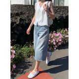 Nuggle 3/4 capri wide pants