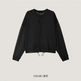 [Unisex] クロシェクロップカーディガン(3color)