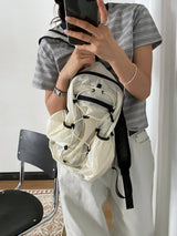 Modula Nylon Drawstring Backpack Large Hiking Bag 6 Colors