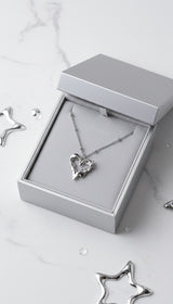 [NMIXX Sullyoon Necklace] メルティングハートカラーボーンネックレス